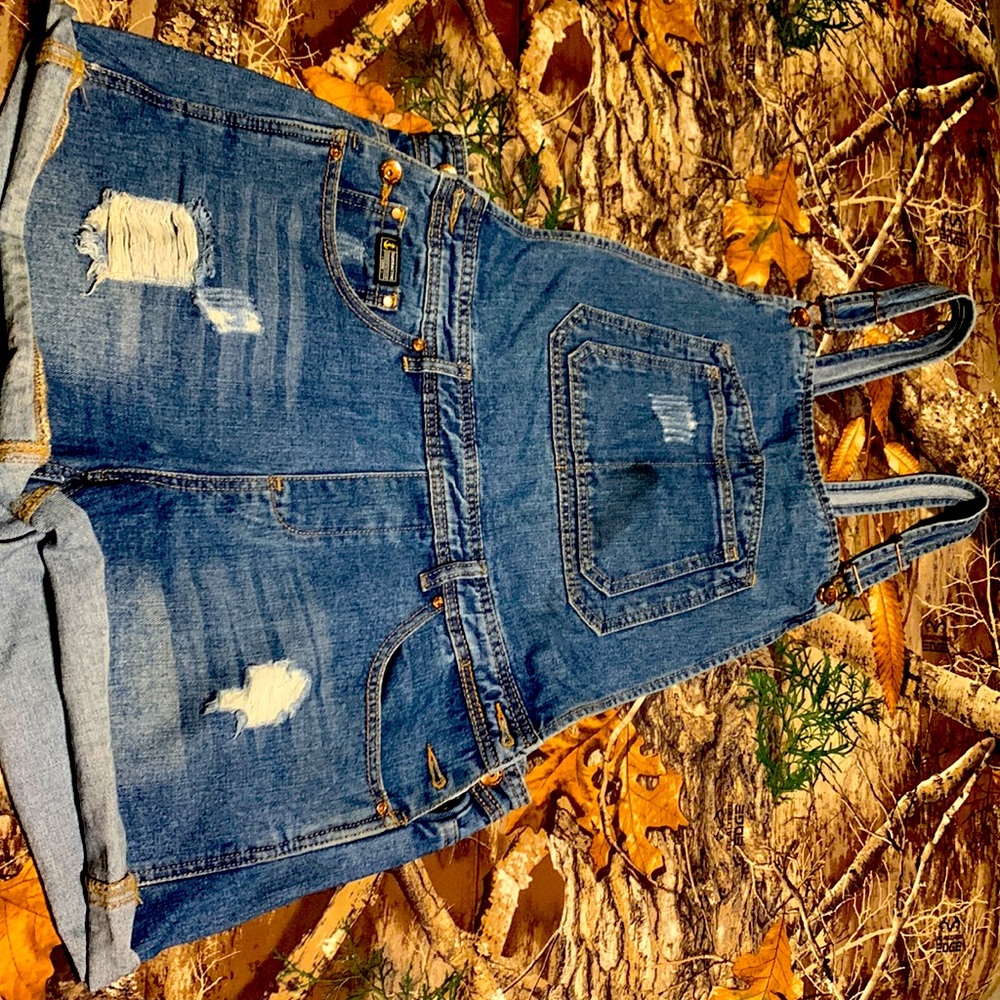 Vintage Denim shorts overall size 8